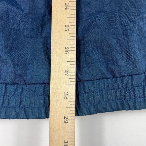 VTG 90s Notre Dame Fightin Irish Jacket Extra Large Blue Quarter Zip Puffer Coat - Picture 14 of 16